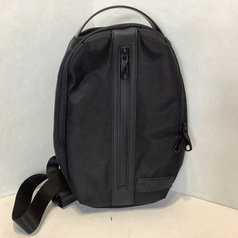 Duchamp London Crossbody Travel Sling Bag Black 11" x  7 1/2"